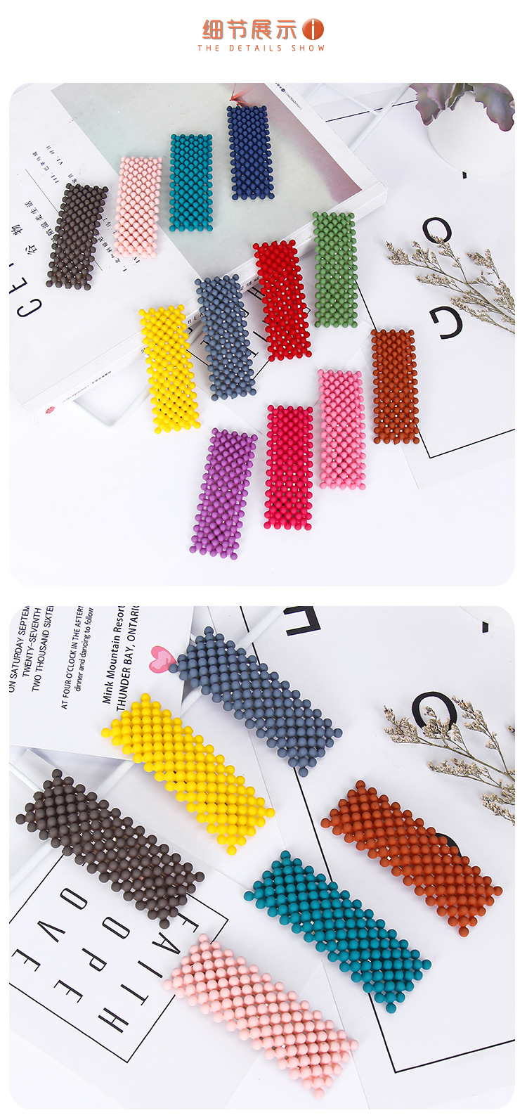 New popular imitation pearl face jewelry fashion BB clip lady simple headwear spot manufacturers direct sale