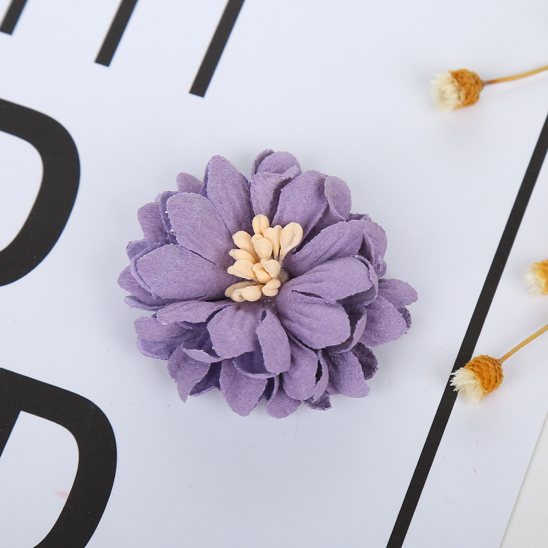 Most New Fabric Craft Shaped Chrysanthemum DIY Decoration Accessories Factory Direct Sales Clothing Ornament Flower Accessories