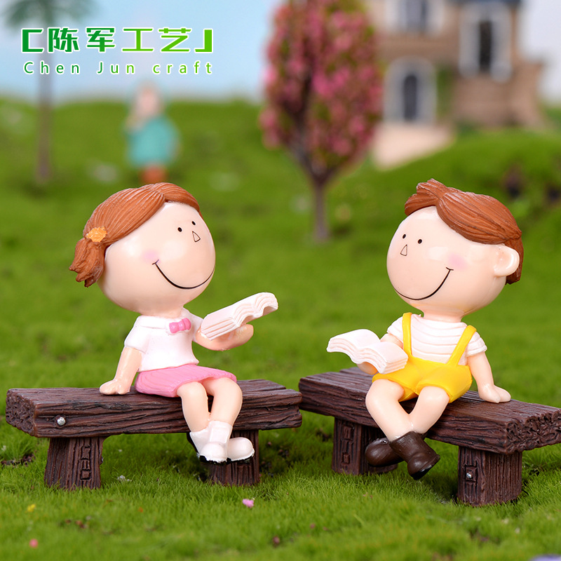 Chen Jun Craft Happy Couple Doll Keychain Pendant Men&#039;s and Women&#039;s Valentine&#039;s Day Gift Accessories PVC Plastic Ornaments