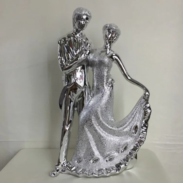Modern minimalist fashion lovers figure ceramic ornaments craft accessories home furnishings Modern minimalist fashion lovers figure ceramic ornaments craft accessories home furnishings
