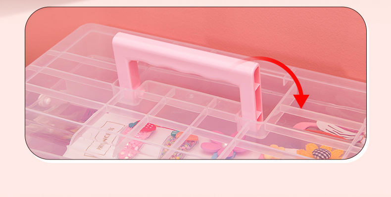 Xingyou Baby Hair Accessory Organizer Girl Children Hairpin Jewelry Headband Hair Clip Headdress Rubber Band Box Cute