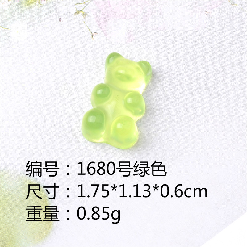 New Resin Transparent Bear Resin DIY Jewelry Accessories Materials Phone Case Accessory Headdress Necklace Pendant New Resin Transparent Bear Resin DIY Jewelry Accessories Materials Phone Case Accessory Headdress Necklace Pendant