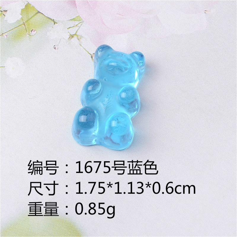 New Resin Transparent Bear Resin DIY Jewelry Accessories Materials Phone Case Accessory Headdress Necklace Pendant New Resin Transparent Bear Resin DIY Jewelry Accessories Materials Phone Case Accessory Headdress Necklace Pendant