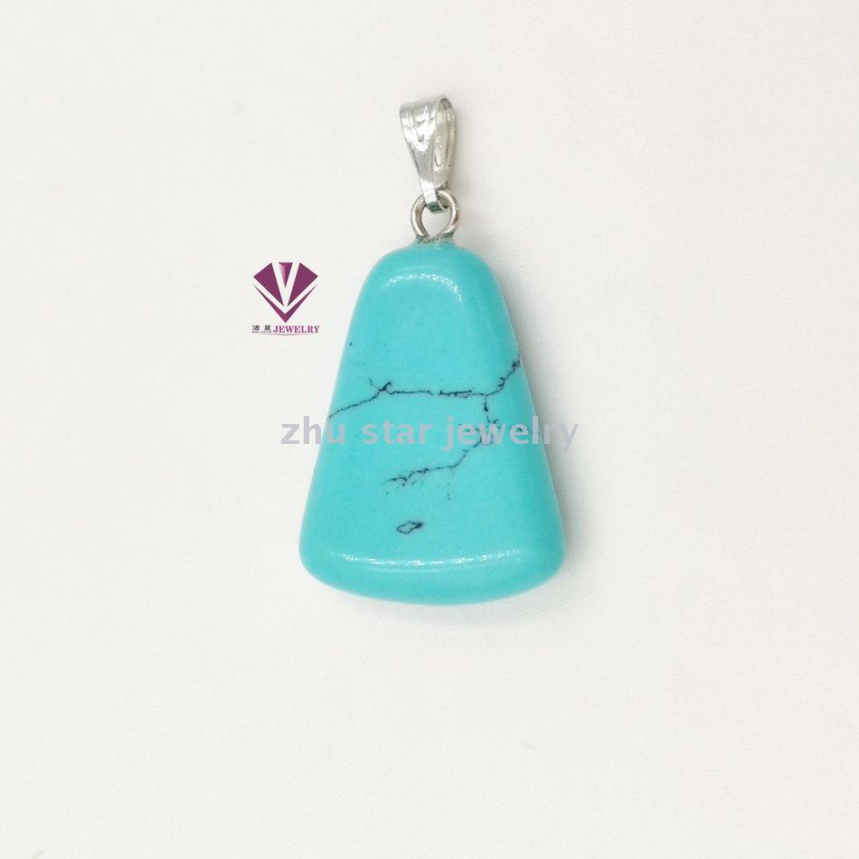 Trapezoid Shape Semi-Precious Natural Stone Beads Pendant Charm For Necklace Making Jewelry Accessory Trapezoid Shape Semi-Precious Natural Stone Beads Pendant Charm For Necklace Making Jewelry Accessory
