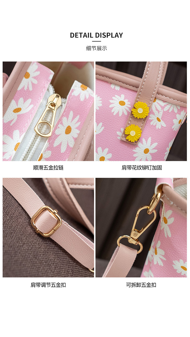 Internet Celebrity Little Daisy Small Square Bag 2021 New Korean Fashion Shoulder Messenger Bag Chrysanthemum Small Handbags Internet Celebrity Little Daisy Small Square Bag 2021 New Korean Fashion Shoulder Messenger Bag Chrysanthemum Small Handbags