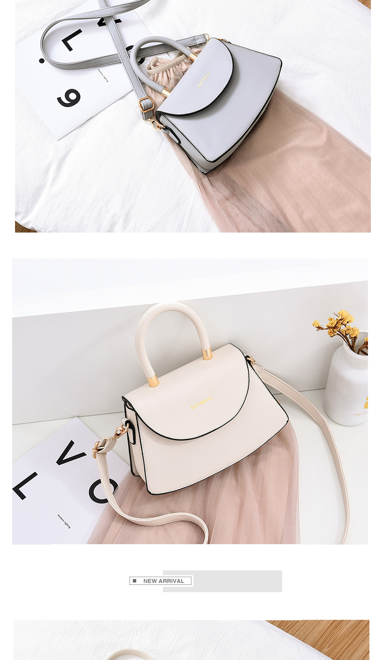 Simple Fashion Small Handbags Women's 2020 New Trend Row Shoulder Bag Texture Oblique Shoulder Ins Messenger Bag