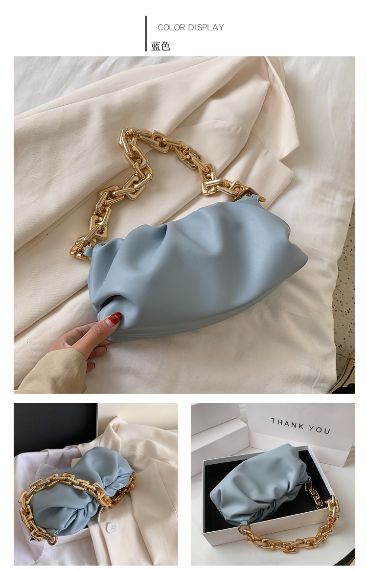 Texture Bags Western Style Handbags 2020 Popular New Fashion Wild Shoulder Underarm Package Portable Clouds Package Texture Bags Western Style Handbags 2020 Popular New Fashion Wild Shoulder Underarm Package Portable Clouds Package