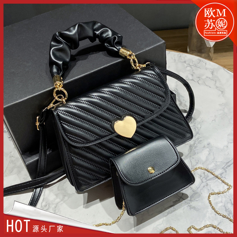 Foreign Trade Bag for Women 2022 New Fashion Korean Style Jelly Small Bag Mother and Child Bag Shoulder Crossbody Women&#039;s Bag Handbags
