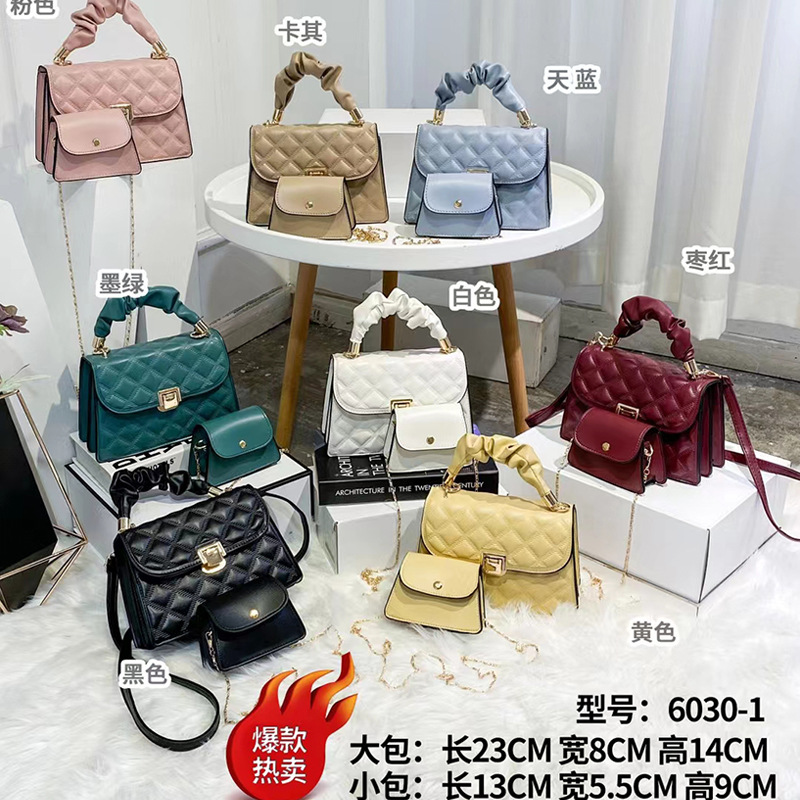 Foreign Trade Bag for Women 2022 New Fashion Korean Style Jelly Small Bag Mother and Child Bag Shoulder Crossbody Women's Bag Handbags