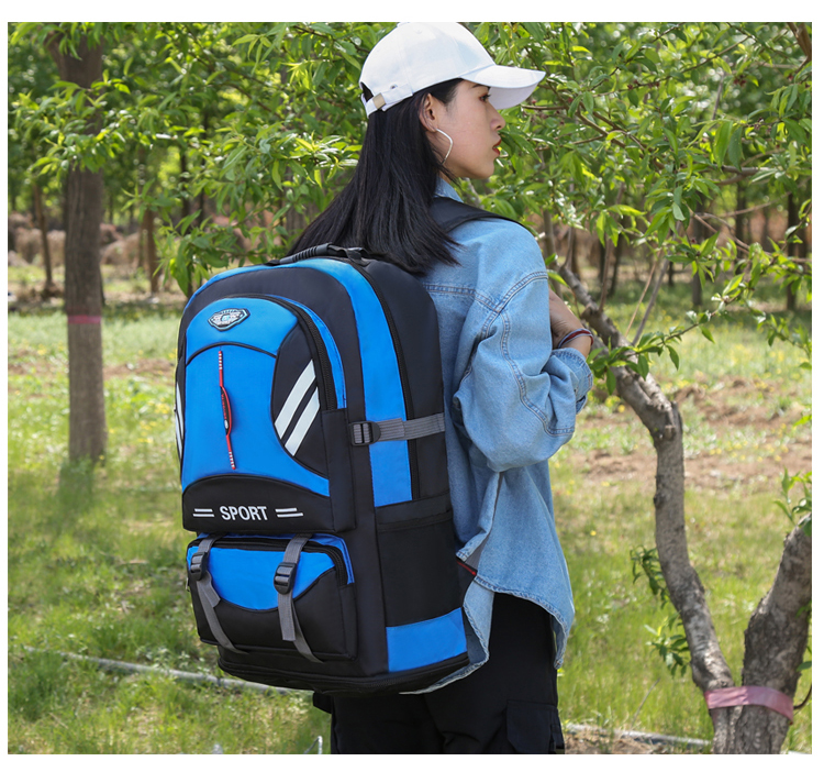 Outdoor Mountaineering Bag Backpack Men's Large Capacity Backpack Travel Women's Backpack Waterproof Travel Bag Light Walking Shiralee Outdoor Mountaineering Bag Backpack Men's Large Capacity Backpack Travel Women's Backpack Waterproof Travel Bag Light Walking Shiralee