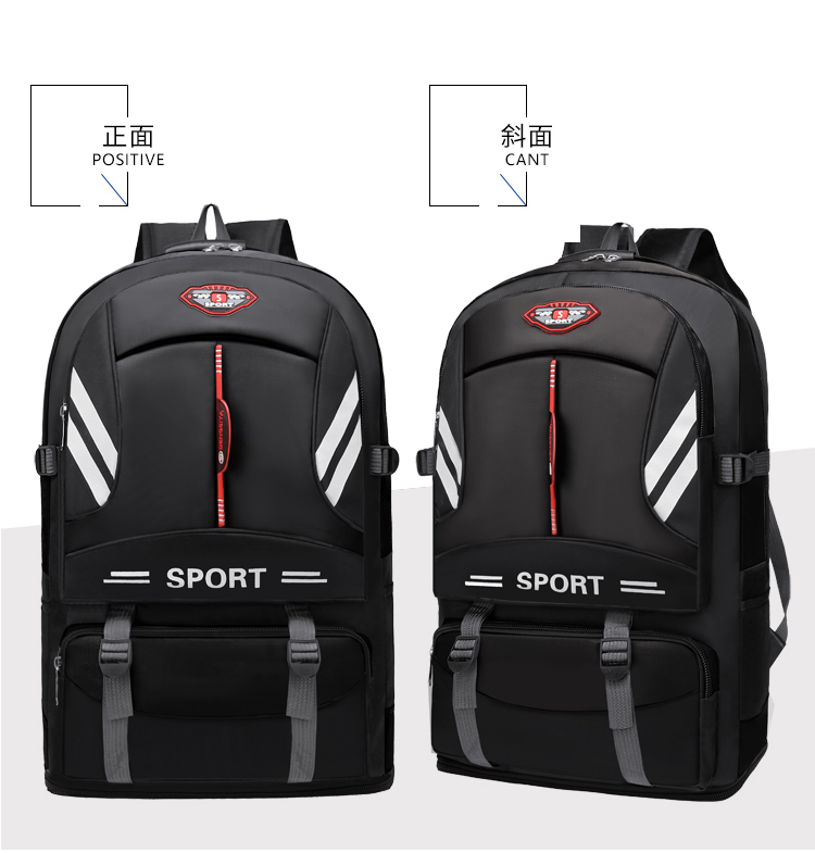 Outdoor Mountaineering Bag Backpack Men's Large Capacity Backpack Travel Women's Backpack Waterproof Travel Bag Light Walking Shiralee Outdoor Mountaineering Bag Backpack Men's Large Capacity Backpack Travel Women's Backpack Waterproof Travel Bag Light Walking Shiralee