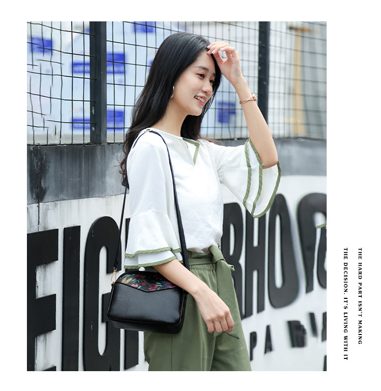 Women's Bag 2019 New Fashion Multi-Layer Crossbody Bag Large Capacity Retro Shoulder Bag One Piece Dropshipping Small Handbags