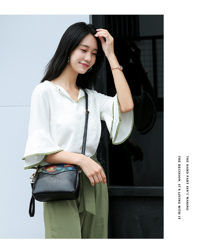 Women's Bag 2019 New Fashion Multi-Layer Crossbody Bag Large Capacity Retro Shoulder Bag One Piece Dropshipping Small Handbags