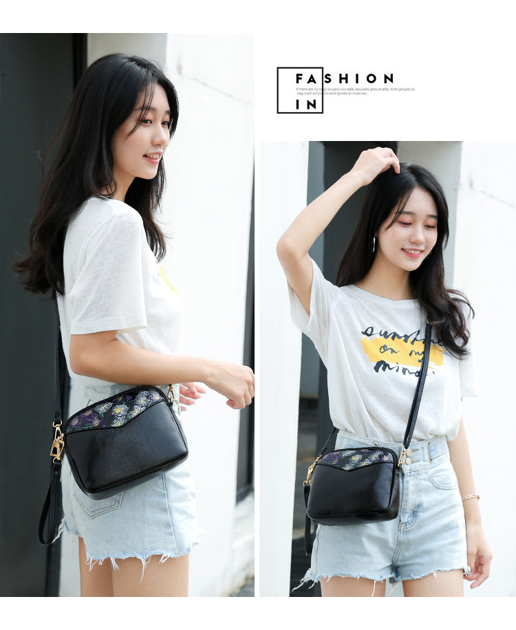 Women's Bag 2019 New Fashion Multi-Layer Crossbody Bag Large Capacity Retro Shoulder Bag One Piece Dropshipping Small Handbags