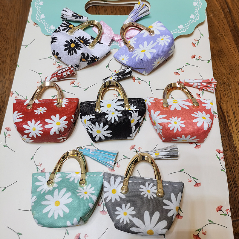 Jewelry Bag Handbags Women&#039;s Doll 6 Points Doll Leather Can Be Opened Accessories Dress up Toy Storage Fashion