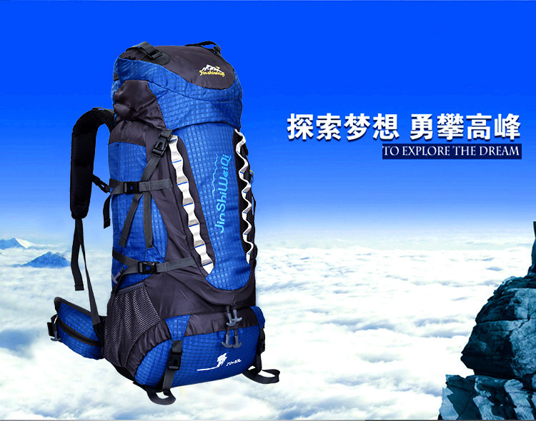 [Factory Direct Sales] Waterproof Large Capacity Outdoor Hiking Travel Mountaineering Bag Sports Backpack Travel Bag