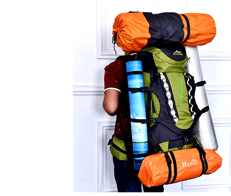 [Factory Direct Sales] Waterproof Large Capacity Outdoor Hiking Travel Mountaineering Bag Sports Backpack Travel Bag