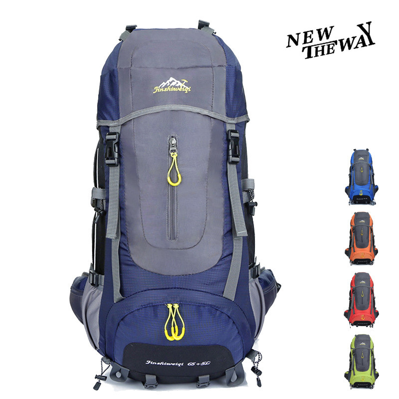 Cross-Border Amazon New Mountaineering Bag 70L Large Capacity Men and Women on Foot Backpack Outdoor Sports Men Backpack