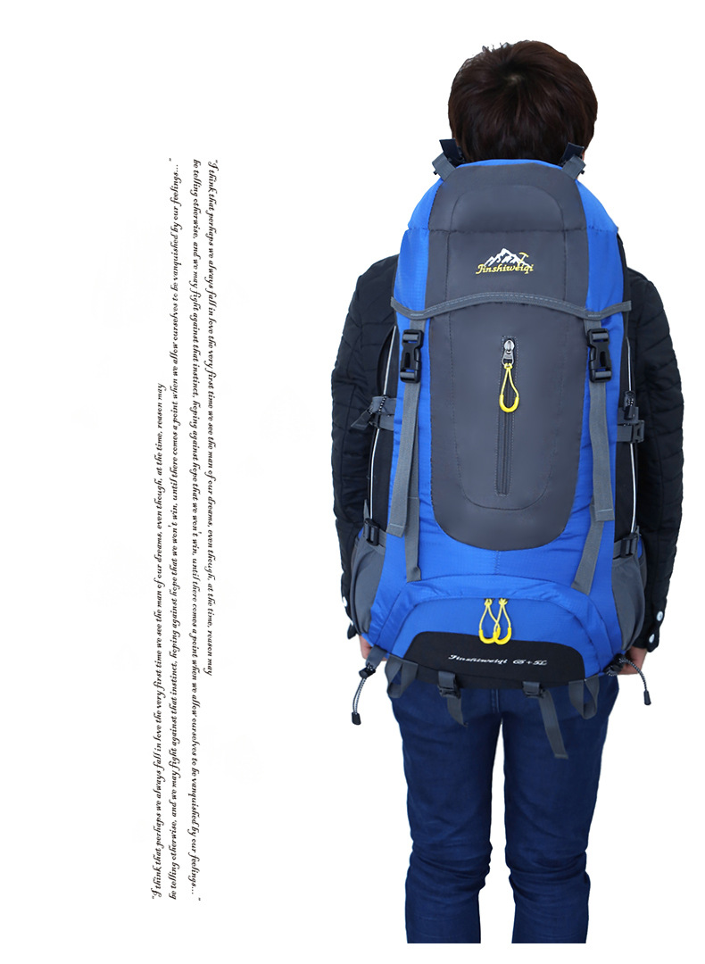 Cross-Border Amazon New Mountaineering Bag 70L Large Capacity Men and Women on Foot Backpack Outdoor Sports Men Backpack Cross-Border Amazon New Mountaineering Bag 70L Large Capacity Men and Women on Foot Backpack Outdoor Sports Men Backpack