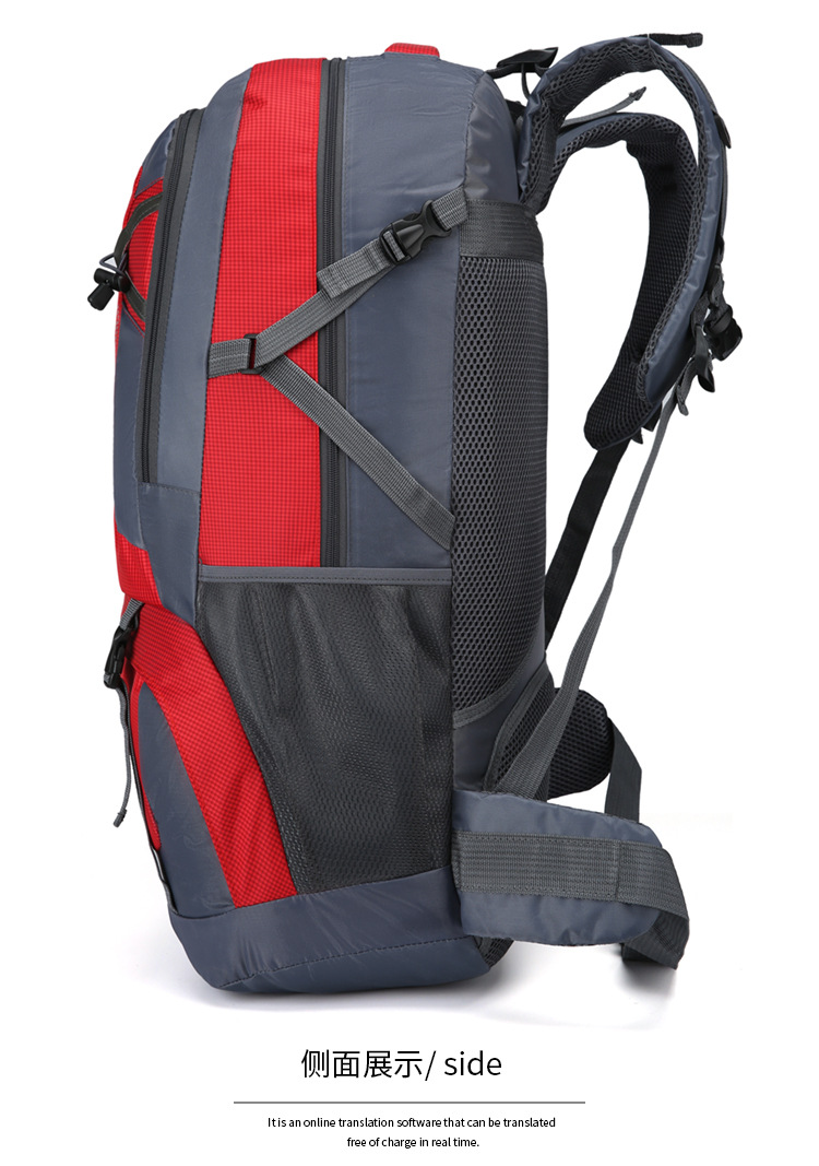 Amazon 60L Mountaineering Bag Outdoor Sports Travel Bag Large Capacity Waterproof Student Schoolbag Anti-Theft Backpack Amazon 60L Mountaineering Bag Outdoor Sports Travel Bag Large Capacity Waterproof Student Schoolbag Anti-Theft Backpack