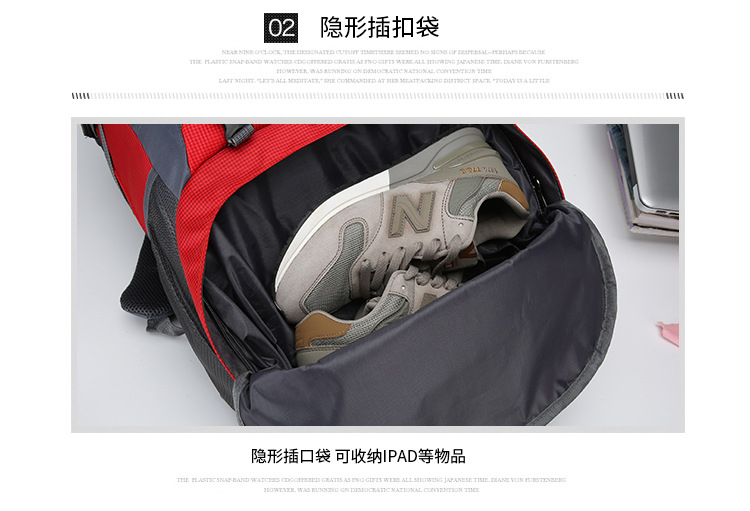 Amazon 60L Mountaineering Bag Outdoor Sports Travel Bag Large Capacity Waterproof Student Schoolbag Anti-Theft Backpack Amazon 60L Mountaineering Bag Outdoor Sports Travel Bag Large Capacity Waterproof Student Schoolbag Anti-Theft Backpack