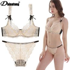 2021 New Large Size Back Shaping Bra Set Printed Sexy Women Lace French Underwear Suit Cross-Border Hot 2021 New Large Size Back Shaping Bra Set Printed Sexy Women Lace French Underwear Suit Cross-Border Hot