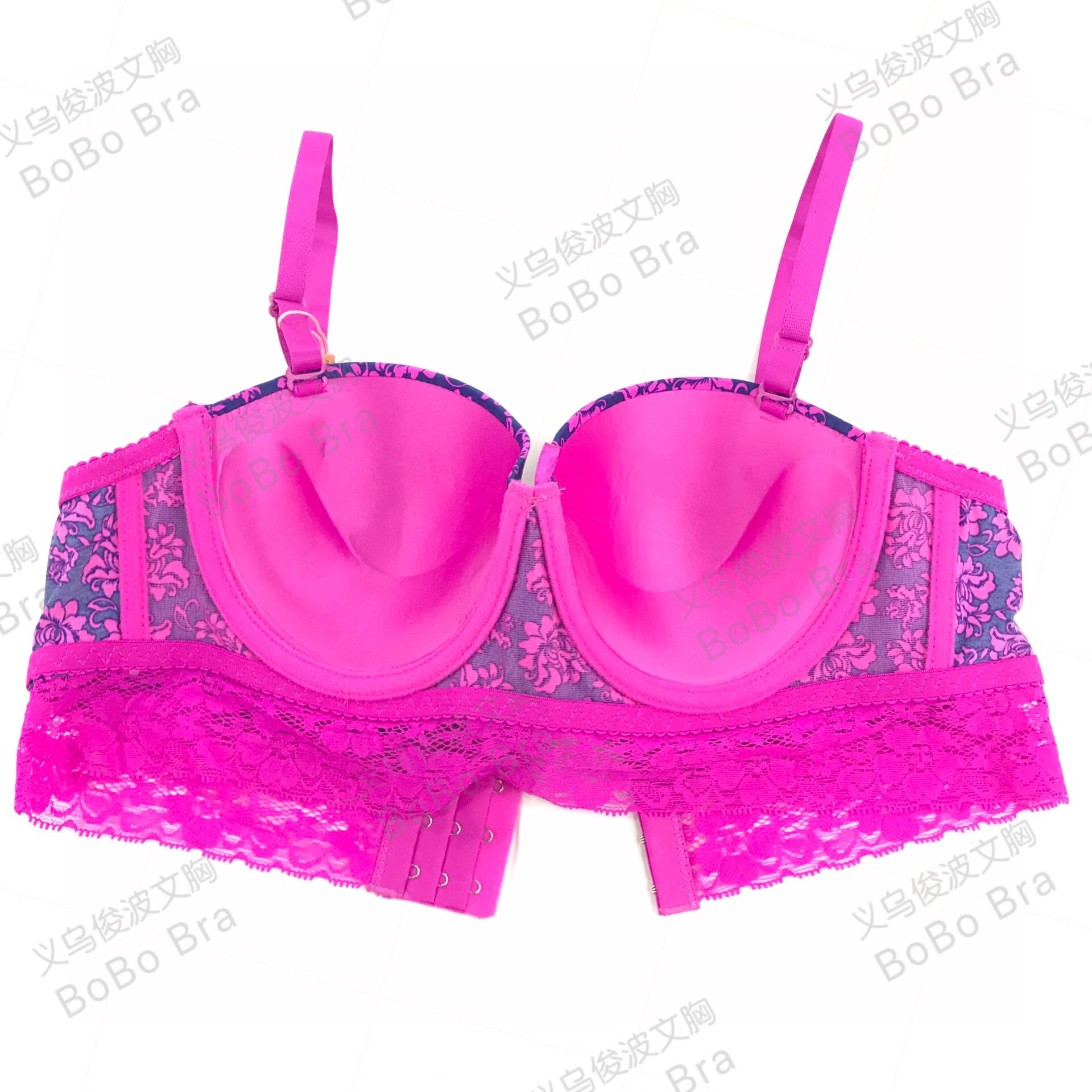 Manufacturers direct European and American printed bra big name underwear ladies bra set foreign trade bra set