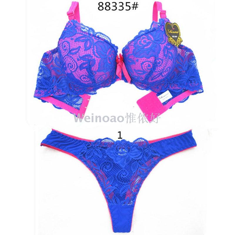 Cross-border high-end foreign trade bra set underwear lace bra