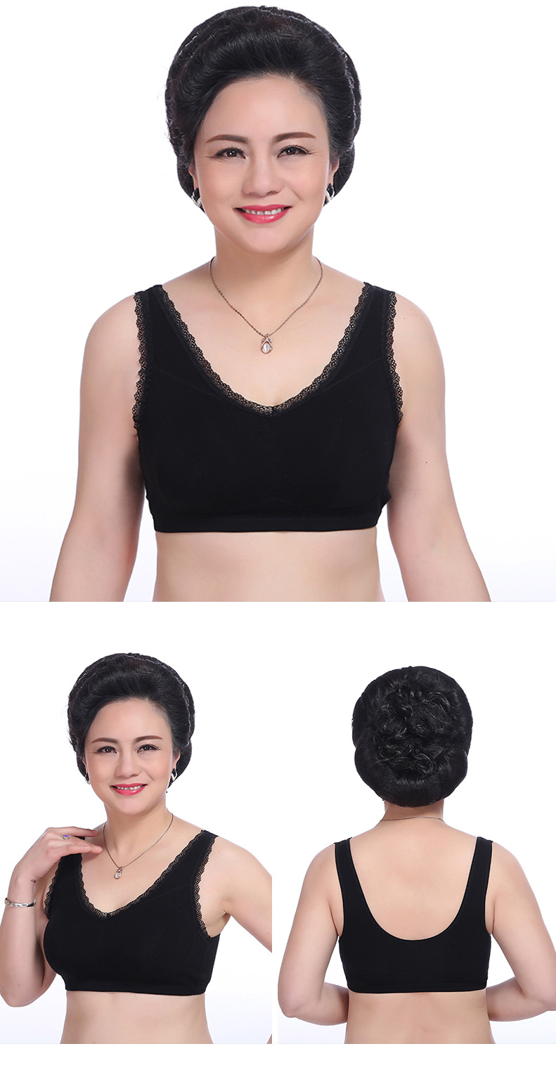 New sleep Bra Seamless Bra Mother intermediate-aged and elderly sport Bra tank top large size Bra wholesale