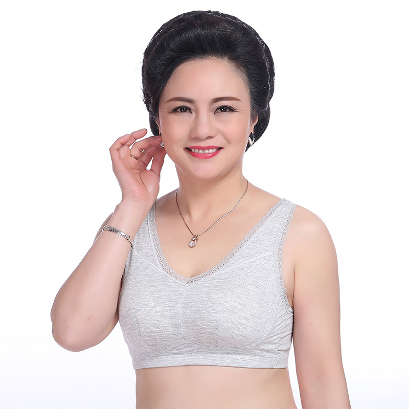 New sleep Bra Seamless Bra Mother intermediate-aged and elderly sport Bra tank top large size Bra wholesale