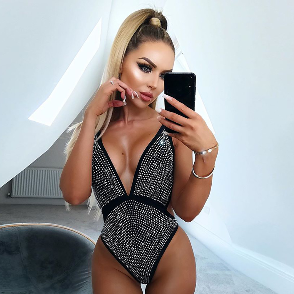 sexy lingerieIndependent Station Amazon Hot Sale Sexy Women Clothing Hot Drilling Starry Heavy Craft Jumpsuit sexy lingerieIndependent Station Amazon Hot Sale Sexy Women Clothing Hot Drilling Starry Heavy Craft Jumpsuit