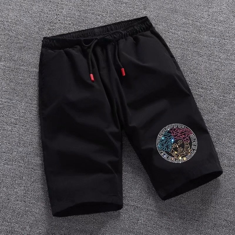Casual Shorts Men&#039;s Hot Drilling 2020 Summer New Sports QuickDrying Thin Pants Fashion Brand Smart Guy Straight Whole