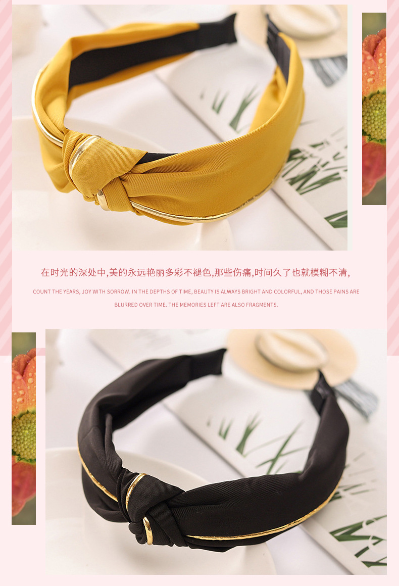 Korean Style New Wide Brim Rabbit Ears Hair Hoop Face Wash Vintage Bow Hair Accessories Knotted fabric heat press Korean Style New Wide Brim Rabbit Ears Hair Hoop Face Wash Vintage Bow Hair Accessories Knotted fabric heat press