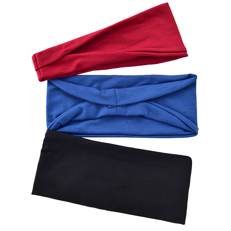European and American New Exercise Hair Band Men's and Women's Workout Sweat Headscarf Women's fabric heat press European and American New Exercise Hair Band Men's and Women's Workout Sweat Headscarf Women's fabric heat press