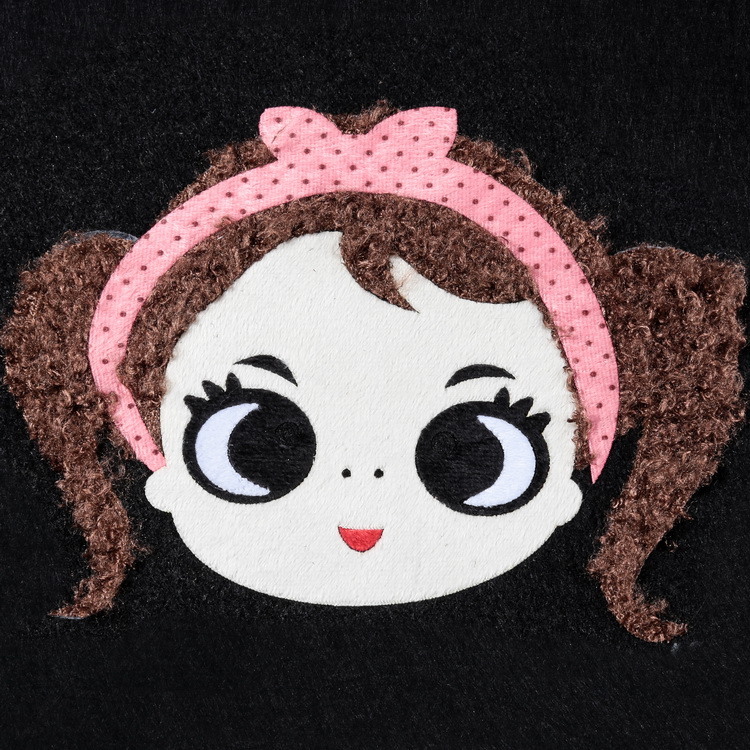 Custom heat press fabric hot fix motif for T-Shirt