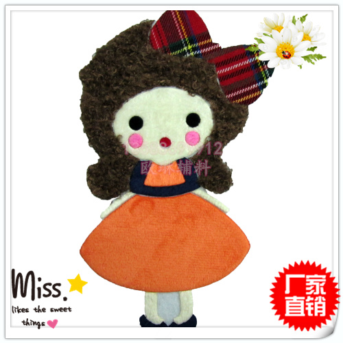 Yiwu purchase fabric heat press factory Orange skirt girl