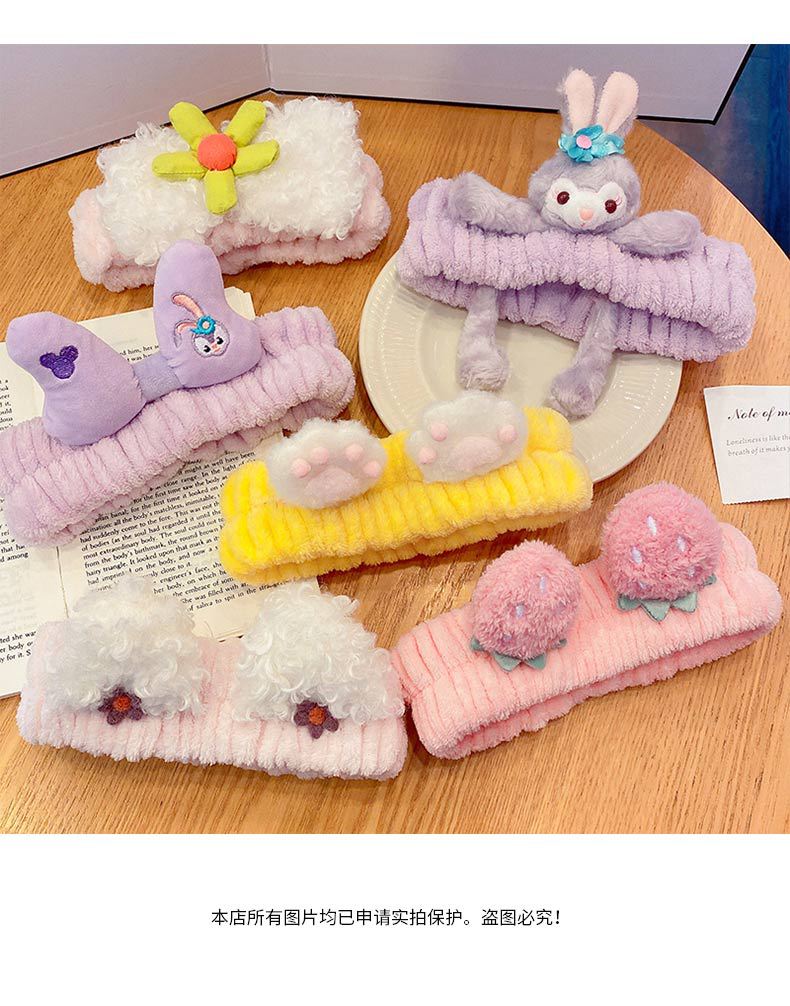 fabric heat press Korean Elk Washing Face Hair Band Girl Cartoon Headwear Apply a Facial Mask Makeup Simple Hair Band fabric heat press Korean Elk Washing Face Hair Band Girl Cartoon Headwear Apply a Facial Mask Makeup Simple Hair Band