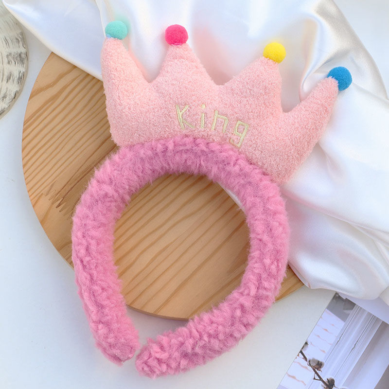 fabric heat press Flower Headband Cute Plush Flower Headband Mickey Headband Cartoon Hair Pin Headwear for Girls