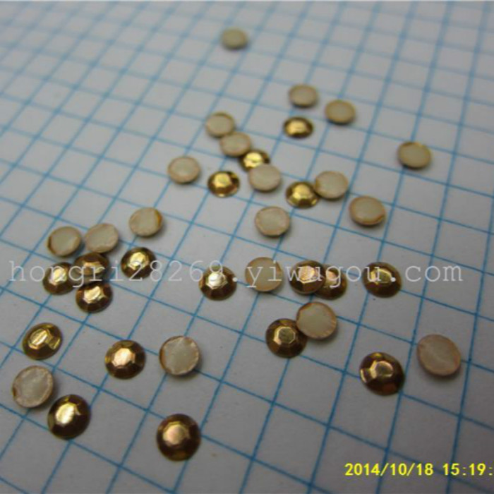 6MM gold imported star anise-like hot chip 6MM gold imported star anise-like hot chip