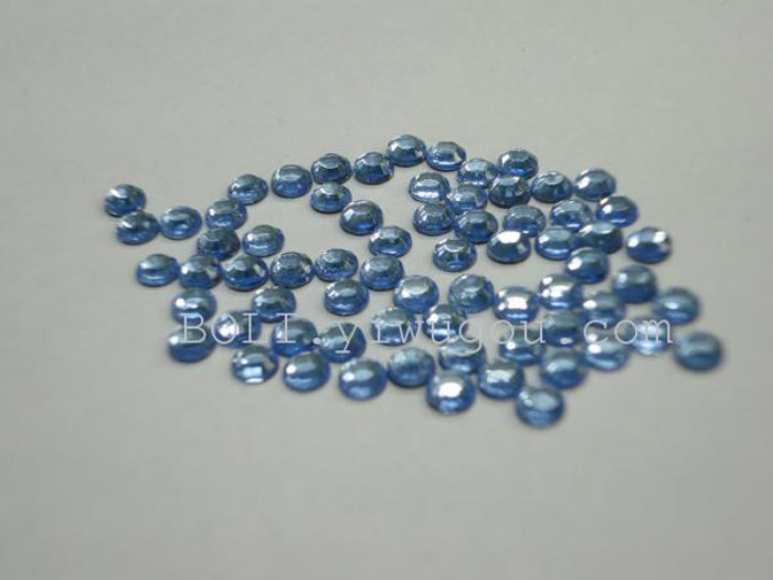 Accessories Hot Chip plans two-sided blue AB rhinestones Accessories Hot Chip plans two-sided blue AB rhinestones