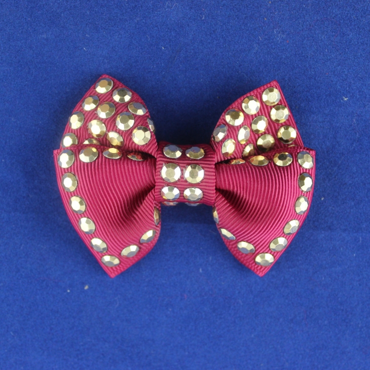 Hot Chip bow shoes satin strips are Butterfly oversees accessories black hair clip bows wholesale
