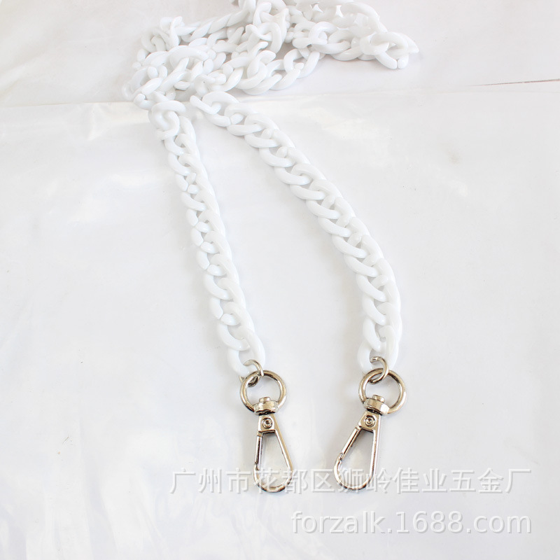 Bag Acrylic Chain Box and Bag Hardware Accessories Coin Purse Non-Fading Portable Crossbody Resin Chain Buckle Bag Acrylic Chain Box and Bag Hardware Accessories Coin Purse Non-Fading Portable Crossbody Resin Chain Buckle