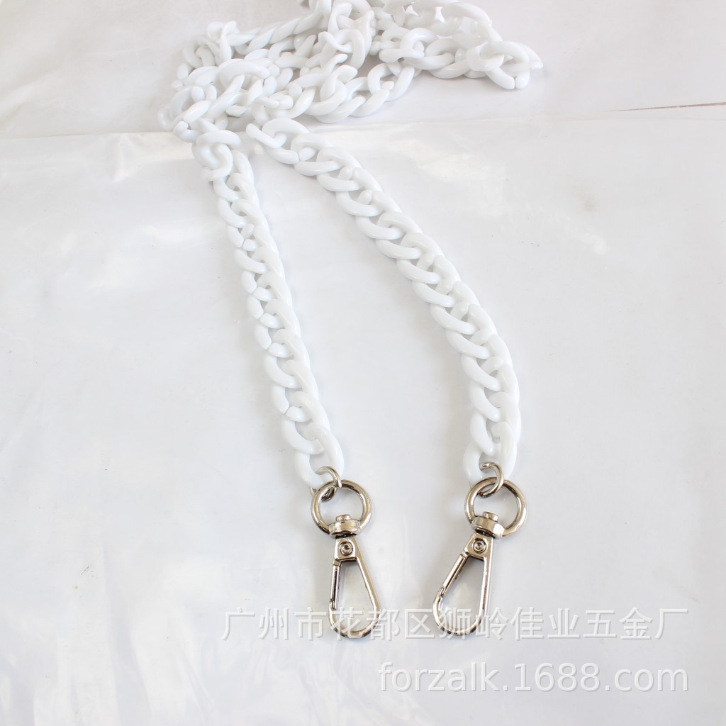 Bag Acrylic Chain Box and Bag Hardware Accessories Coin Purse Non-Fading Portable Crossbody Resin Chain Buckle Bag Acrylic Chain Box and Bag Hardware Accessories Coin Purse Non-Fading Portable Crossbody Resin Chain Buckle