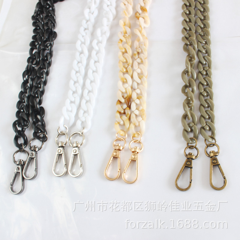Bag Acrylic Chain Box and Bag Hardware Accessories Coin Purse Non-Fading Portable Crossbody Resin Chain Buckle Bag Acrylic Chain Box and Bag Hardware Accessories Coin Purse Non-Fading Portable Crossbody Resin Chain Buckle
