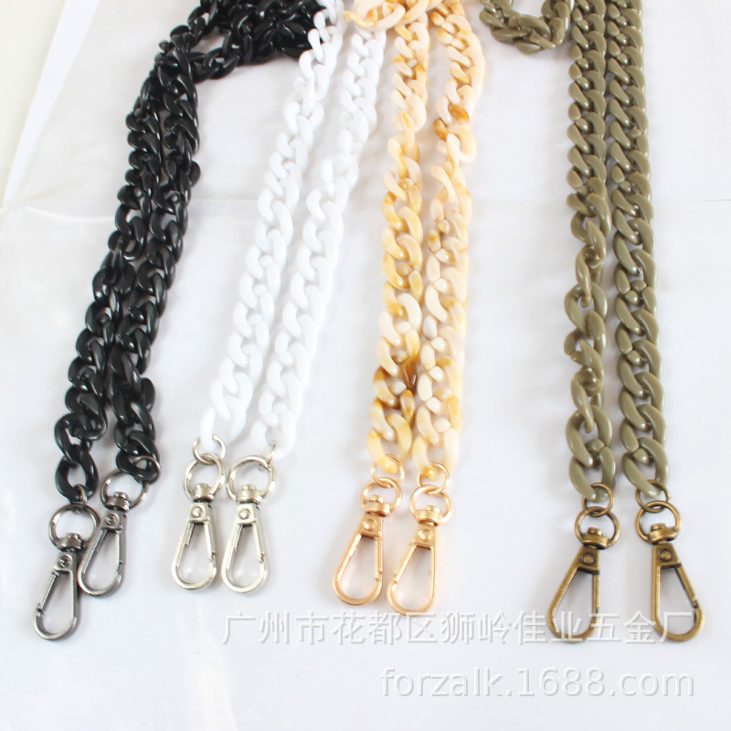 Bag Acrylic Chain Box and Bag Hardware Accessories Coin Purse Non-Fading Portable Crossbody Resin Chain Buckle Bag Acrylic Chain Box and Bag Hardware Accessories Coin Purse Non-Fading Portable Crossbody Resin Chain Buckle
