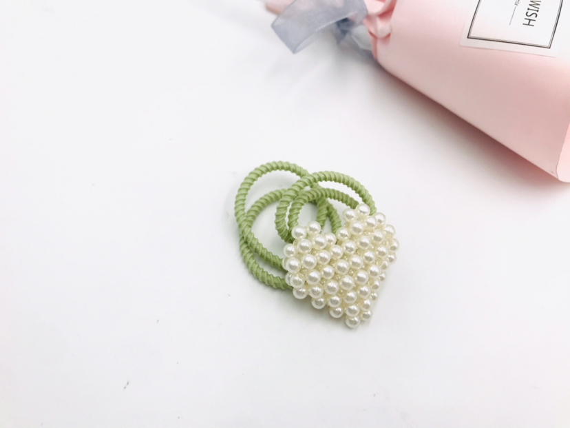 Pearl Crystal Colorful Ropes Hair Ring Hair Rope Headband Hair Accessories Rubber Band Head Tie Student Children Three-Dimensional Headdress Flower Headwear Pearl Crystal Colorful Ropes Hair Ring Hair Rope Headband Hair Accessories Rubber Band Head Tie Student Children Three-Dimensional Headdress Flower Headwear
