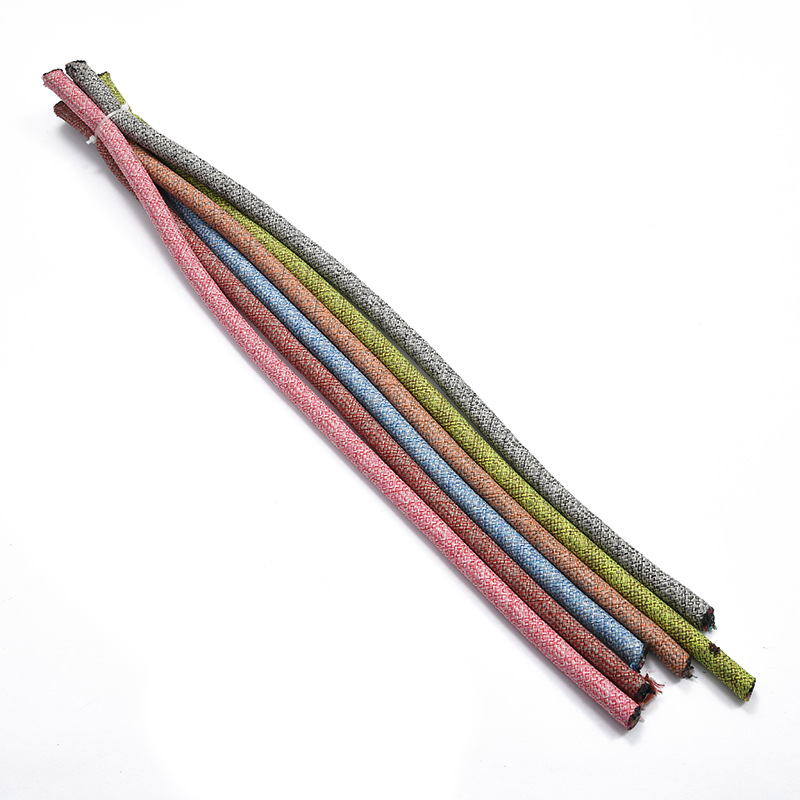 Supply All Kinds of Patterns Polyester Rope Hemp Haha round Rope Pet Leash Dacron Ropes Thickness Color Can Be Customized