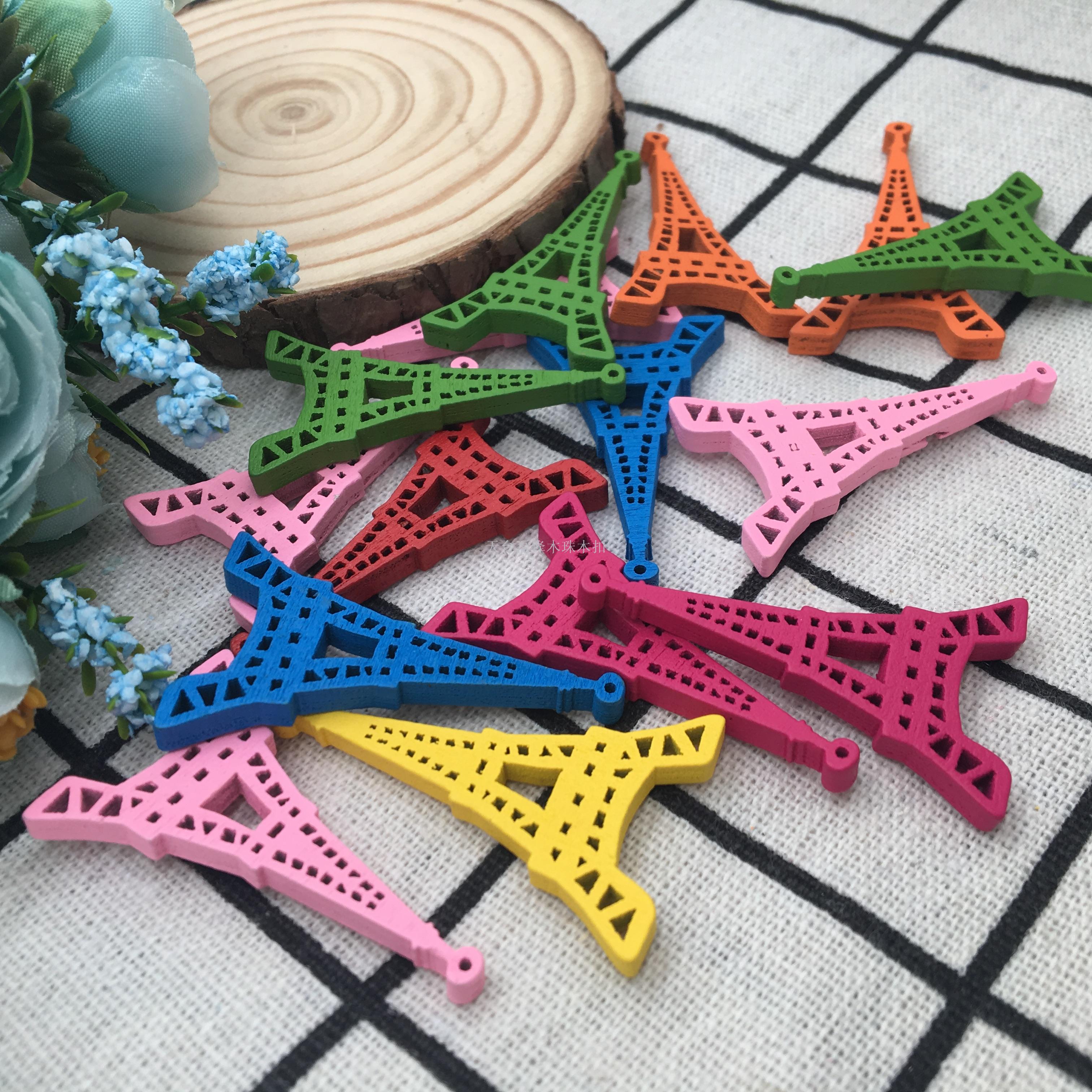 Colorful eyelet Eiffel Tower DIY children&#039;s accessories