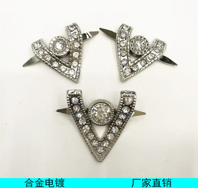 Alloy plating decorative metal buckle belt buckle silk foot bag buckle factory direct