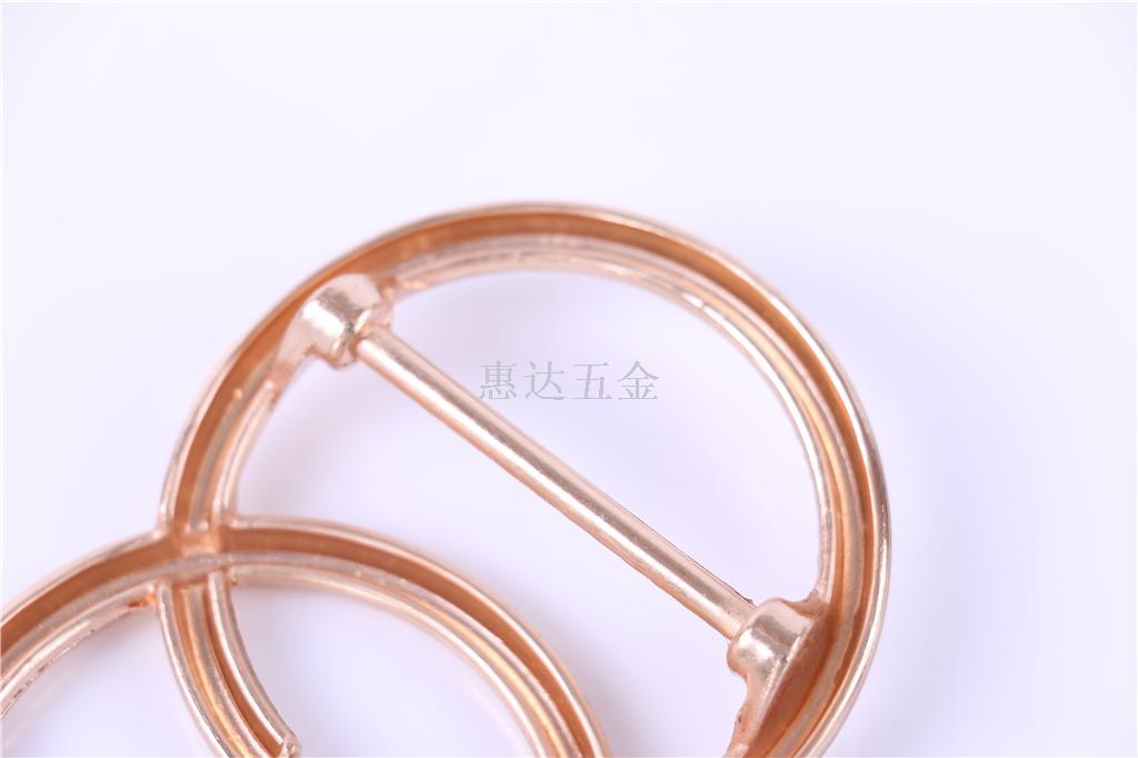 Spot round metal three-speed buckle belt buckle belt buckle wind coat buckle Spot round metal three-speed buckle belt buckle belt buckle wind coat buckle